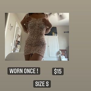 Sleeved adjustable dress